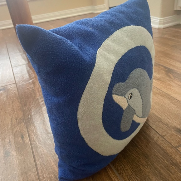 Blue Dolphin Throw Pillow - Picture 3 of 3